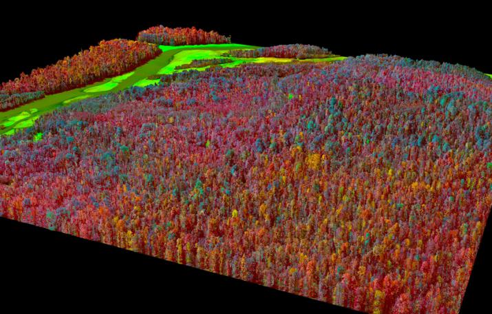 An image spectroscopy of the Amazon (Credit: CAO, Standford University)