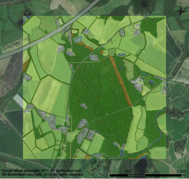 Aerial image with GIS overlay. Image: Jessica Neumann