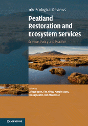 Peatland Restoration and Ecosystem Services’ edited by Aletta Bonn, Tim Allott, Martin Evans, Hans Joosten and Rob Stoneman. © 2016 Cambridge University Press Peatland Restoration and Ecosystem Services’ edited by Aletta Bonn, Tim Allott, Martin Evans, Hans Joosten and Rob Stoneman. © 2016 Cambridge University Press