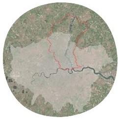 The Lower River Lee within Greater London (Credit: Google)