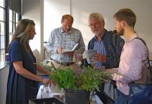 Frans Vera & colleagues learn about the Botanist Gin from our sponsor Bruichladdich Credit: author